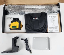 Prexiso PLC360GST Green-Beam Self Leveling 360 D Cross Line Laser Level w/Tripod
