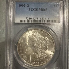 1902-O Silver Morgan Dollar VAM 26 A