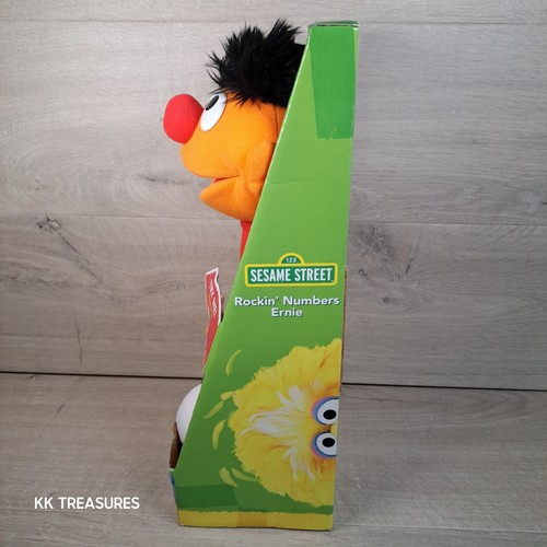 Sesame Street Rockin' Numbers Ernie Talking Singing Plush Toy Hasbro Playskool - Picture 9 of 13