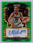 Courtney Vandersloot 2022 Panini Prizm Prizms Green Pulsar Autograph SN #/25