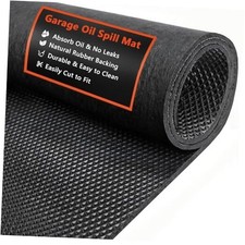 Oil Spill Mat, 36 X 60 inches, Garage Floor Mat Under Car, Waterproof Backing