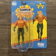 DC Mcfarlane Toys Super Powers Aquaman Gold 40th Anniversary 4.5  Figure