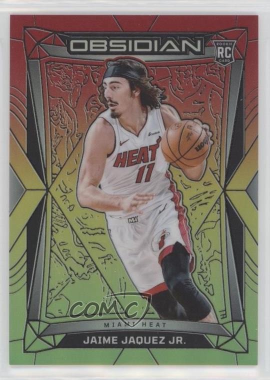 2023 Panini Obsidian Electric Etch Reggae Flood 15/75 Jaime Jaquez Jr #28 05is