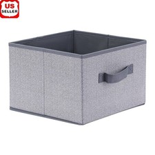Collapsible Fabric Storage Bins Lightweight Durable Household Organizer Baskets
