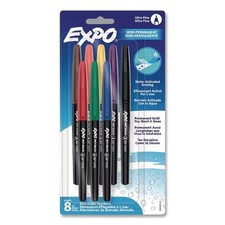 Expo Vis-a-Vis Wet Erase Marker, Fine Bullet ...