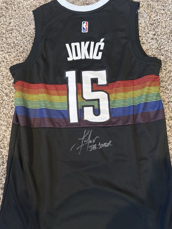 Hand Signed Nikola Jokic Denver Nuggets Jersey Autographed