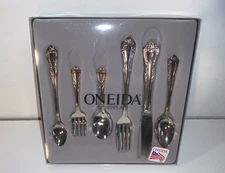 Oneida Youth Baby Infant Stainless 6-Piece Harmony Progress Set Lot