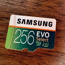 Samsung 256GB 100MB/s (U3) microSDXC Evo Select Speicherkarte
