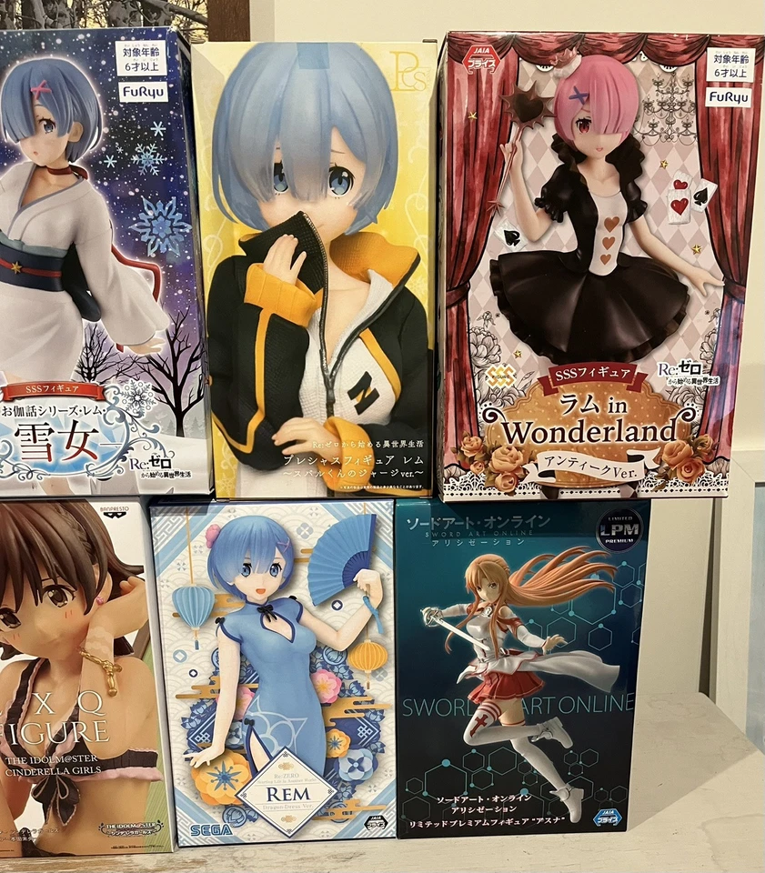 Anime Figures Mix Lot of 10 Females - NEVER out Of Box  - Winner Gets All ! - Image 4 of 4