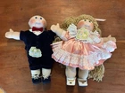 Cabbage patch doll Twins Couple Tuxedo Dress, Ceramic Porcelain Head & Arms