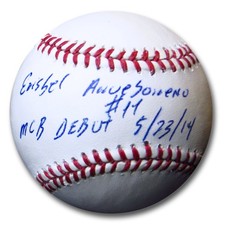 Erisbel Arruebarrena Autographed MLB Baseball Dodgers 