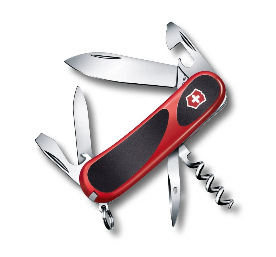 VICTORINOX Taschenmesser EvoGrip 10 rot/schwarz 2.3803.C