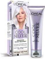 LOreal Paris Cool Silver Pure White, Our 1St Enhancing Treatment for Natural