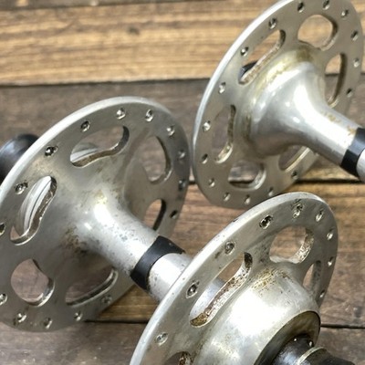 Vintage Campagnolo Record High Flange Hub Set 36H 36 QR 120mm