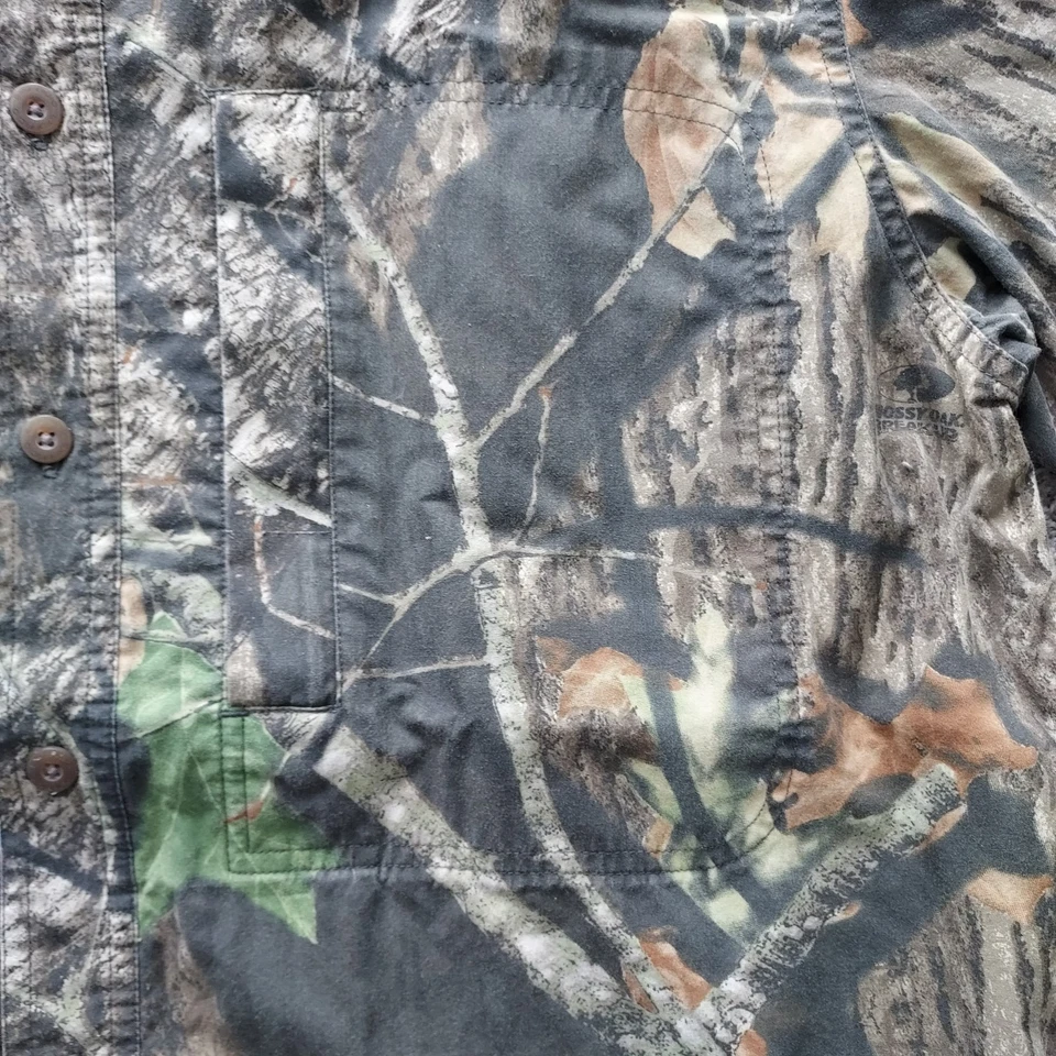 Exofficio Mens Buzz Off Mossy Oak Dual Zipper Chest Pockets Hunting XLarge - Image 3 of 4