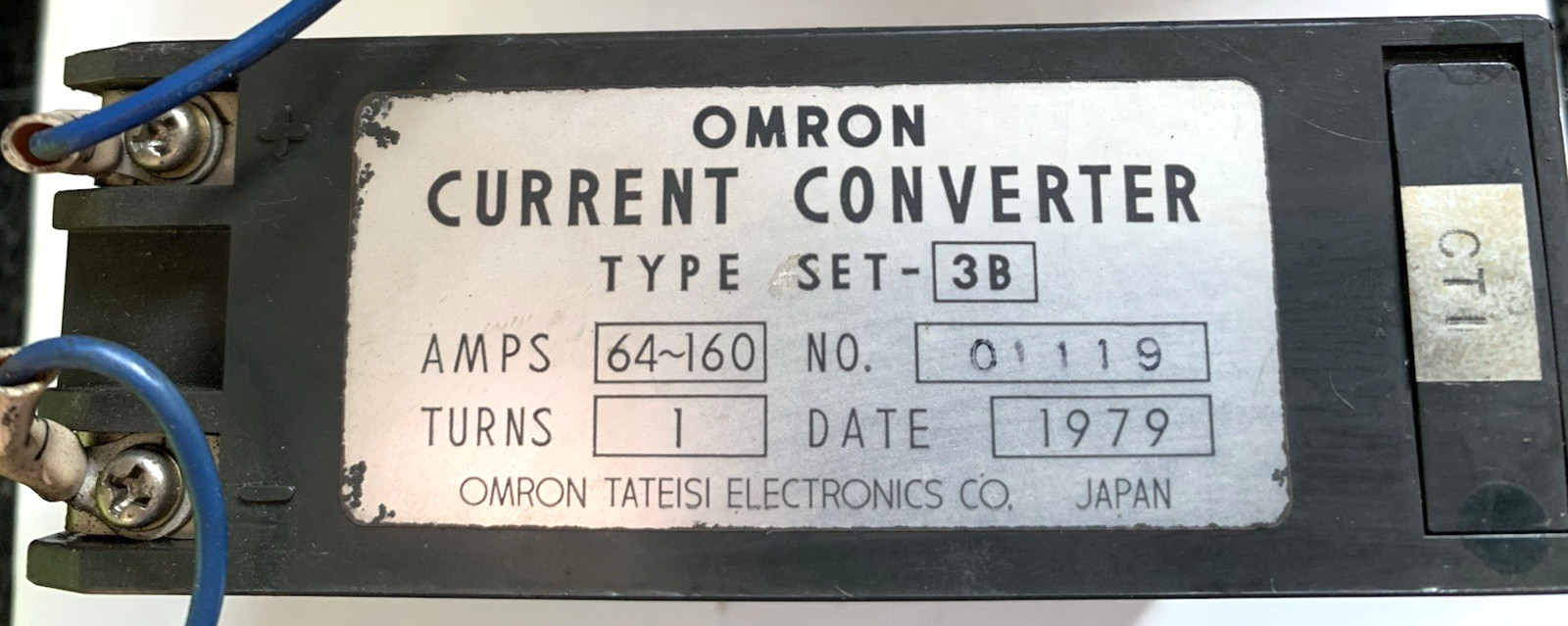 Lot Of 2 Omron Current Converter SET-3B $17.01 + FREE SHIPPING