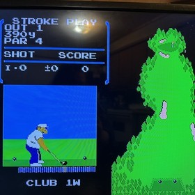 Golf (Nintendo NES) Game Cartridge Tested