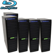 50 Burner Blu-ray BDXL Daisy Chain Duplicator - CD DVD Replication Tower  HDD