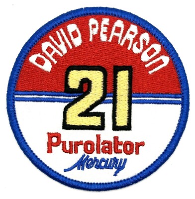 David Pearson Wood Brothers Racing Hat Shirt Patch Purolater Vintage Iron Sew On