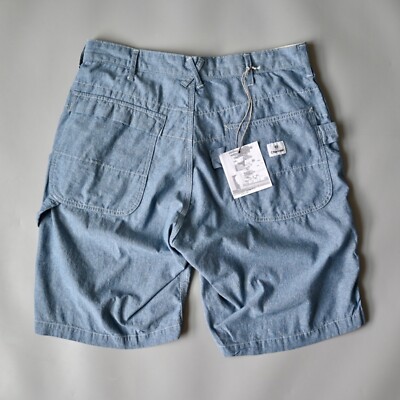UNUSED, Engineered Garments, Painter Shorts, Chambray cotton, size L