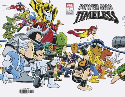 POWER MAN TIMELESS #3 MARVEL UNIVERSE CONNECTING WRAP VARIANT J NEW NM-OR BETTER