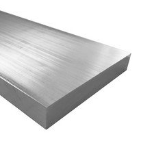 1" x 6" Aluminum Flat Bar, 6061 Plate, 6 Inch Length, T6511 Mill Stock