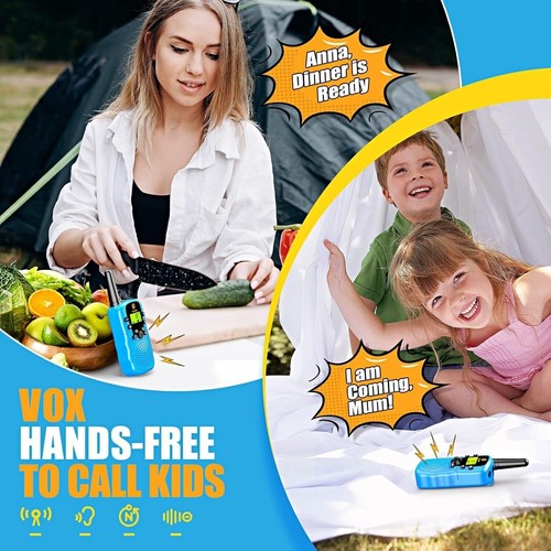 iKidiki Walkie Talkie Zabawki dla dzieci dla chłopców Gadżety Nastolatki Outdoor Camping Prezent - Zdjęcie 3 z 6