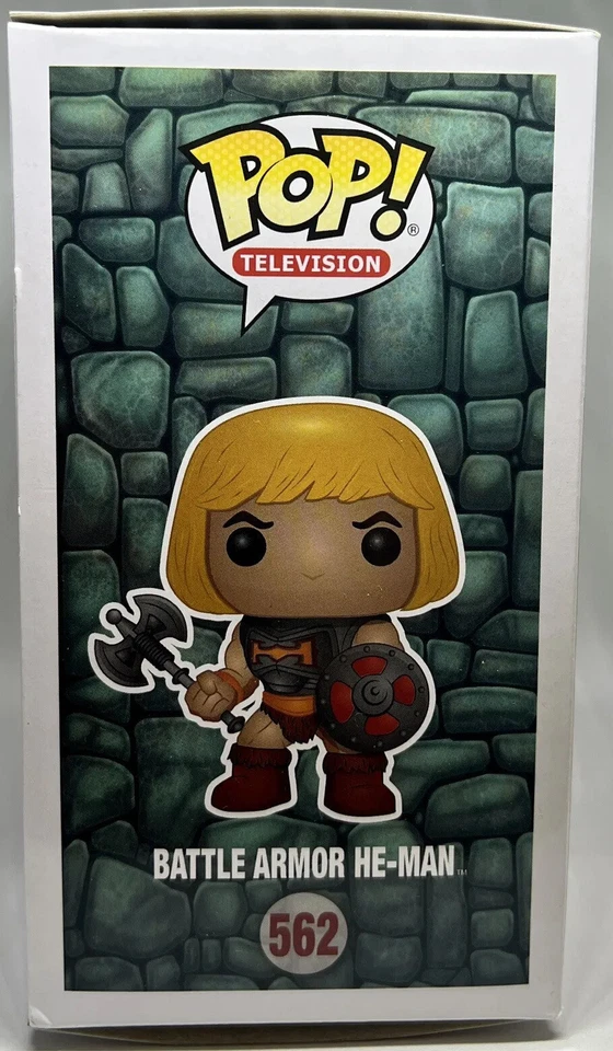 Funko Pop Televisión Masters Of The Universe Motu Battle Armor He-Man 562 Vinilo Foto 3 de 4