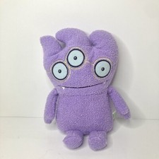 Ugly Doll Tray Plush Purple Lavender 8.5" Stuffed Animal Toy 3 Eyed Hasbro