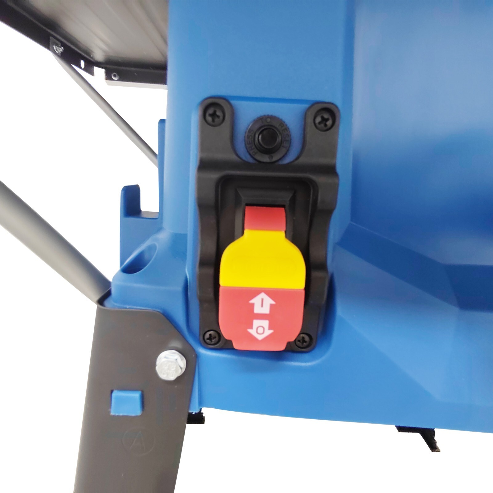 Vertical High Speed Table Saw 220V with Wood Saw Blades & 2 Drum Supports 1800W