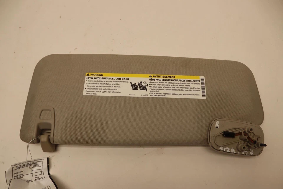 Parasol Chevy Avalanche 2007-2013 lado del pasajero delantero derecho OEM Foto 3 de 4