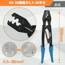 HS-38 Crimping Pliers for Terminal 5.5-38mm2 Ratchet Crimping Tools Wire Pliers