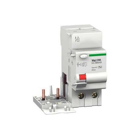 Bloc differentiel 63A 2P 300mA type AC 230..415V VIGI C60 (remplacé par A9V1426