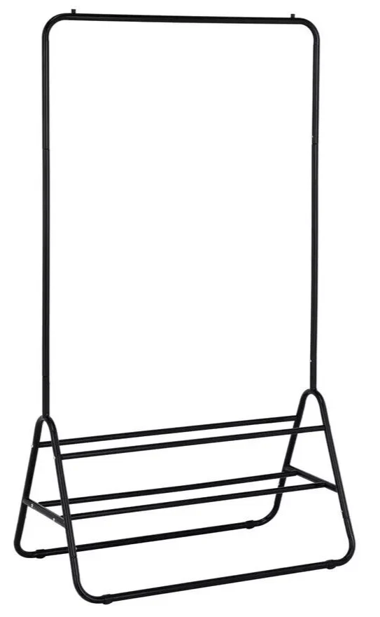 Habitat Arnie Clothes Rail Storage Garment Hanger Hanging Display Stand Black