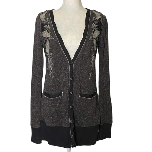 Miss Me Cardigan Sweater Embellished 