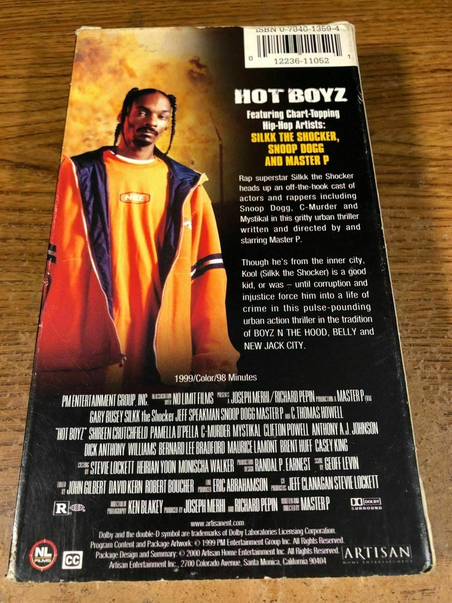 Hot Boyz VHS VCR Video Tape Used Movie Gary Busey Silkk the