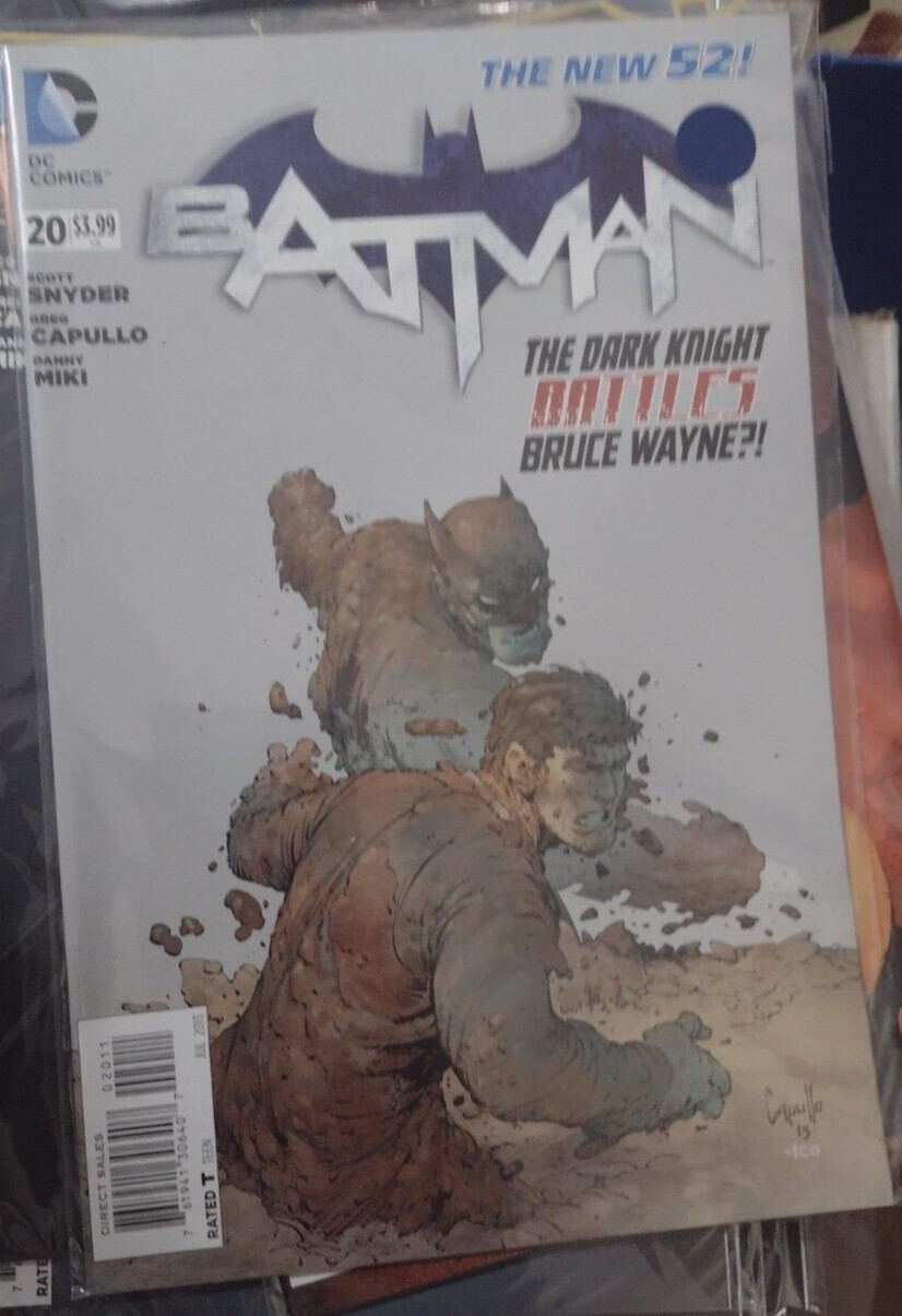 BATMAN  VOL 2 # 20  2013 dc new 52 SNYDER/ CAPULLO   bruce wayne fights batman ?
