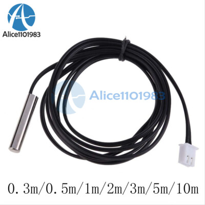 NTC Temperature Sensor Waterproof  Probe 0.3m/0.5m/1m/2m/3m/5m/10m 10K 1% 3950