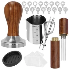 23 PCS Espresso Accessories ，51mmCoffee Tamper Set Barista Kit，-with Tool316s...