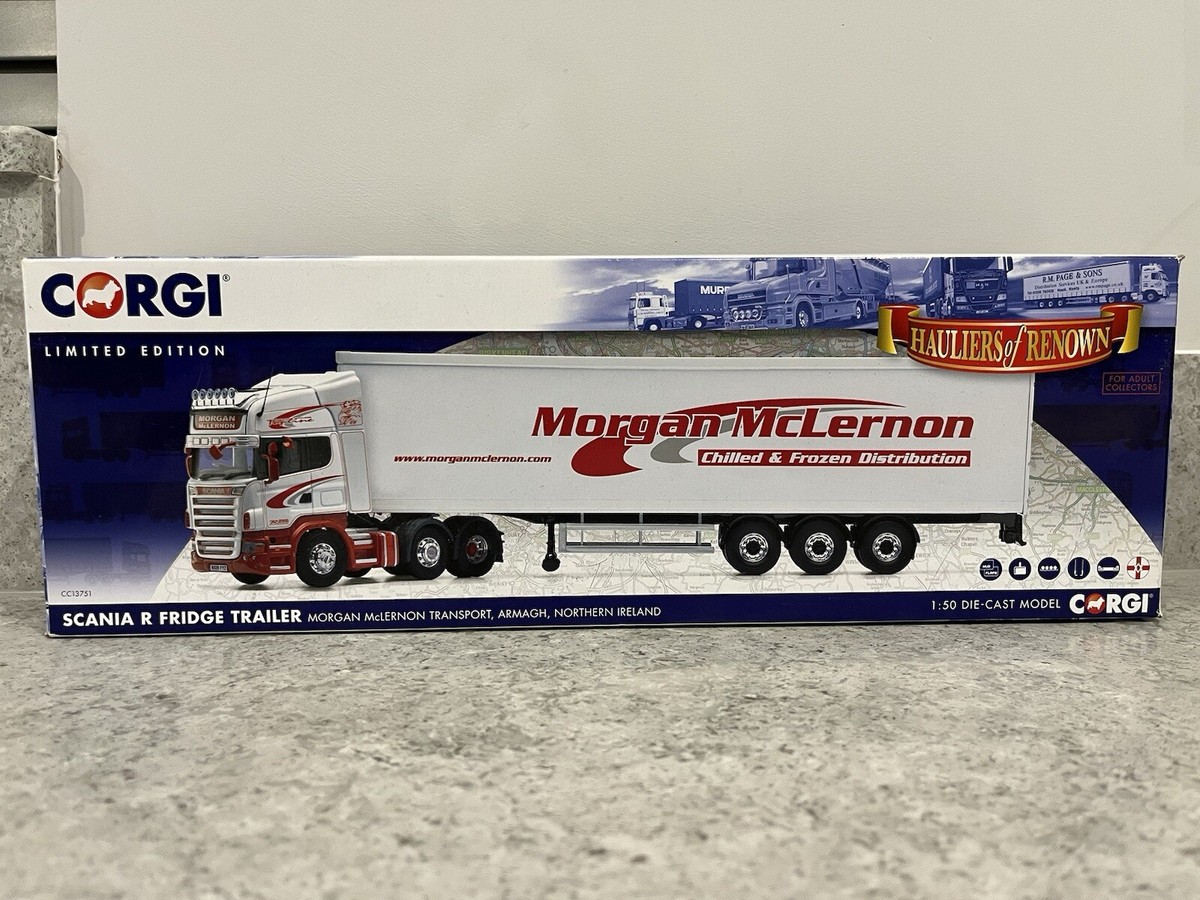 Corgi - Scania R with Fridge Trailer - Morgan McLernon - CC13751