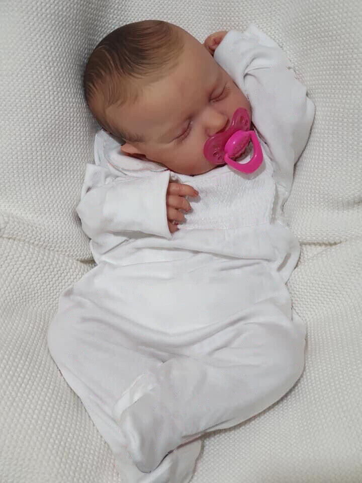 Open Eyes Reborn Baby Dolls,10 Inch Lifelike Newborn Baby Doll,Realistic  Baby Reborn Toddler Toy,Soft Body Reborn Dolls That Look Real 