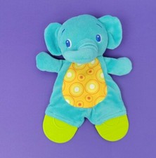 Taggies Bright Starts Elephant Teething Baby Blanket Plush 8" Doll