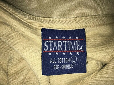 STARTIME Preshrunk Cotton Beige Polo Rugby Shirt Men