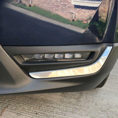 LED DRL Daytime Running Fog Lamp Lights w/Brackets For Honda CRV CR-V 2017-2019 - Picture 6 of 15