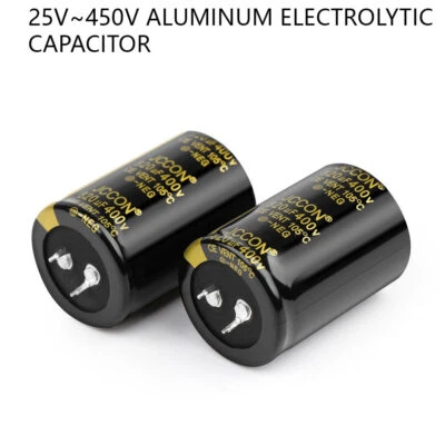 Aluminum Electrolytic Capacitor 100UF~100000UF For Audio Hifi Amplifier 25V~450V