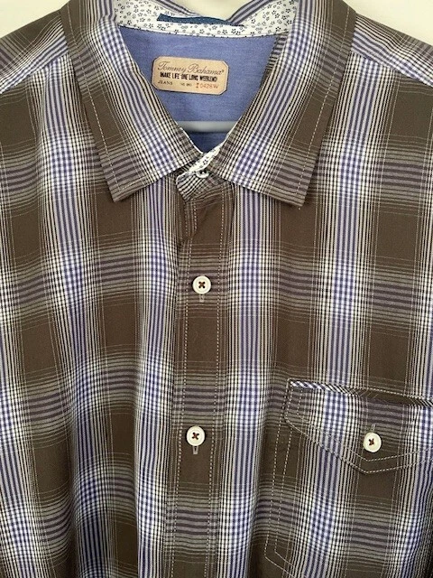 Tommy bahama 2XL Make Life One Long Weekend plaid Button Down Long Sleeved shirt