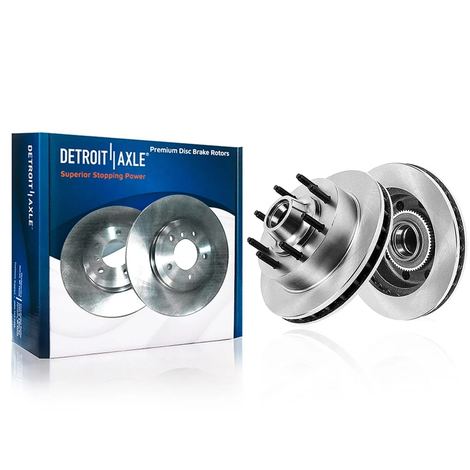 Pastilhas de freio de cerâmica rotores de disco dianteiro para Ford E-150 E-250 E-350 E-450 Super Duty - Imagem 3 de 4