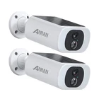 2pcs Rechargeable Solar IP Camera CCTV WiFi Security Camera System PIR Detection