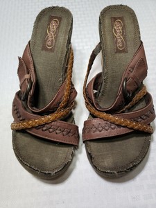 skechers sandals brown