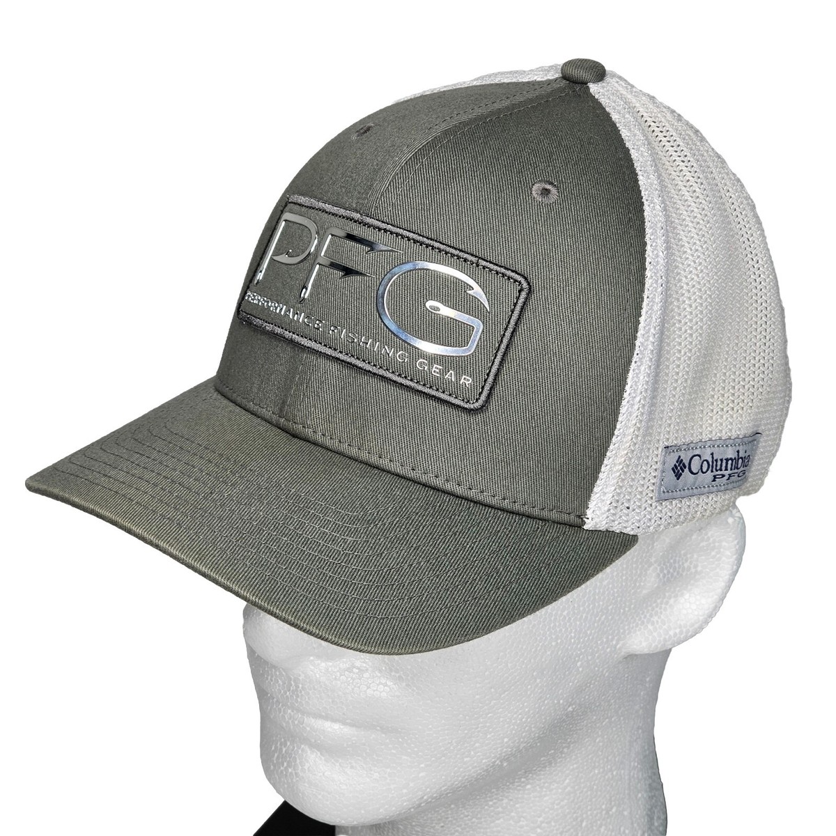 Columbia PFG Performance Fishing Gear Hat Cap L/XL Olive 